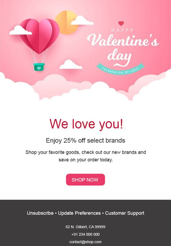 10 Valentines Day Email Marketing Ideas For Inspiration Sender