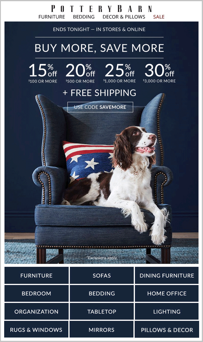 coupon_sharing_email_example_PotteryBarn