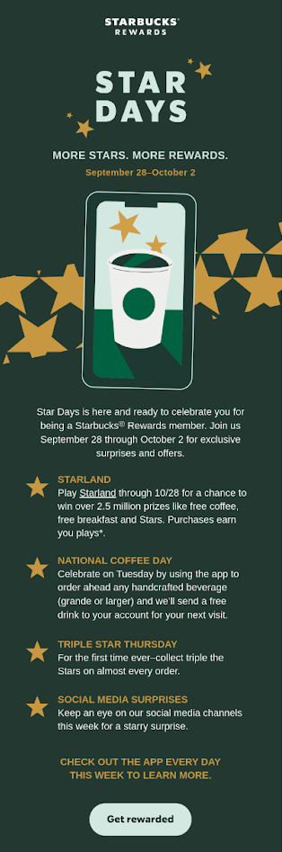 Starbucks-loyalty-program-email-example