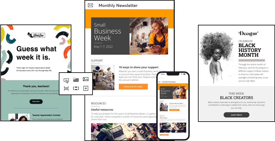Free and customizable professional newsletter templates
