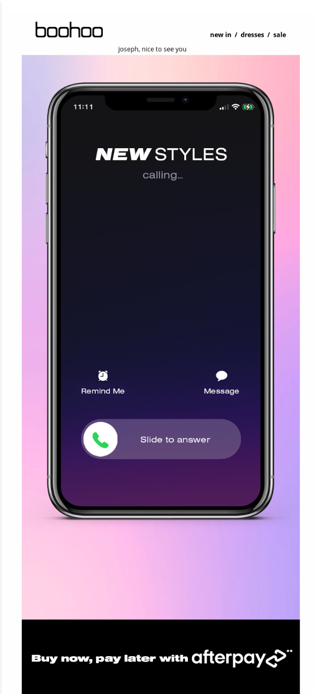 boohoo-promotional-email-example