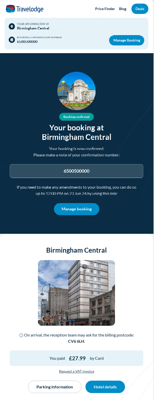 Travelodge-order-confirmation-email