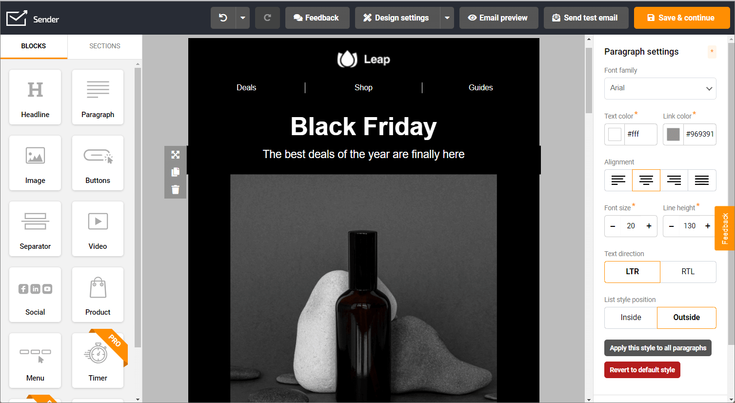 BlackFriday-Sender-email-template-builder