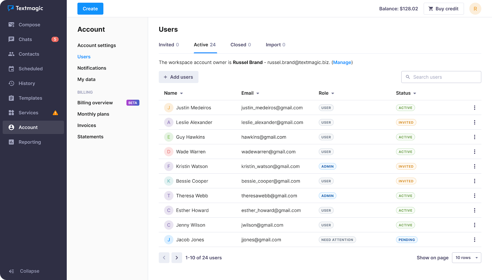 textmagic-sms-dashboard