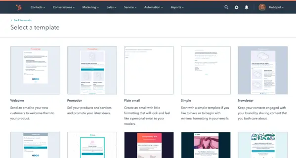 Hubspot-template-gallery