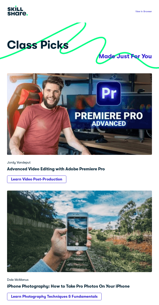 Skillshare-email-marketing-example