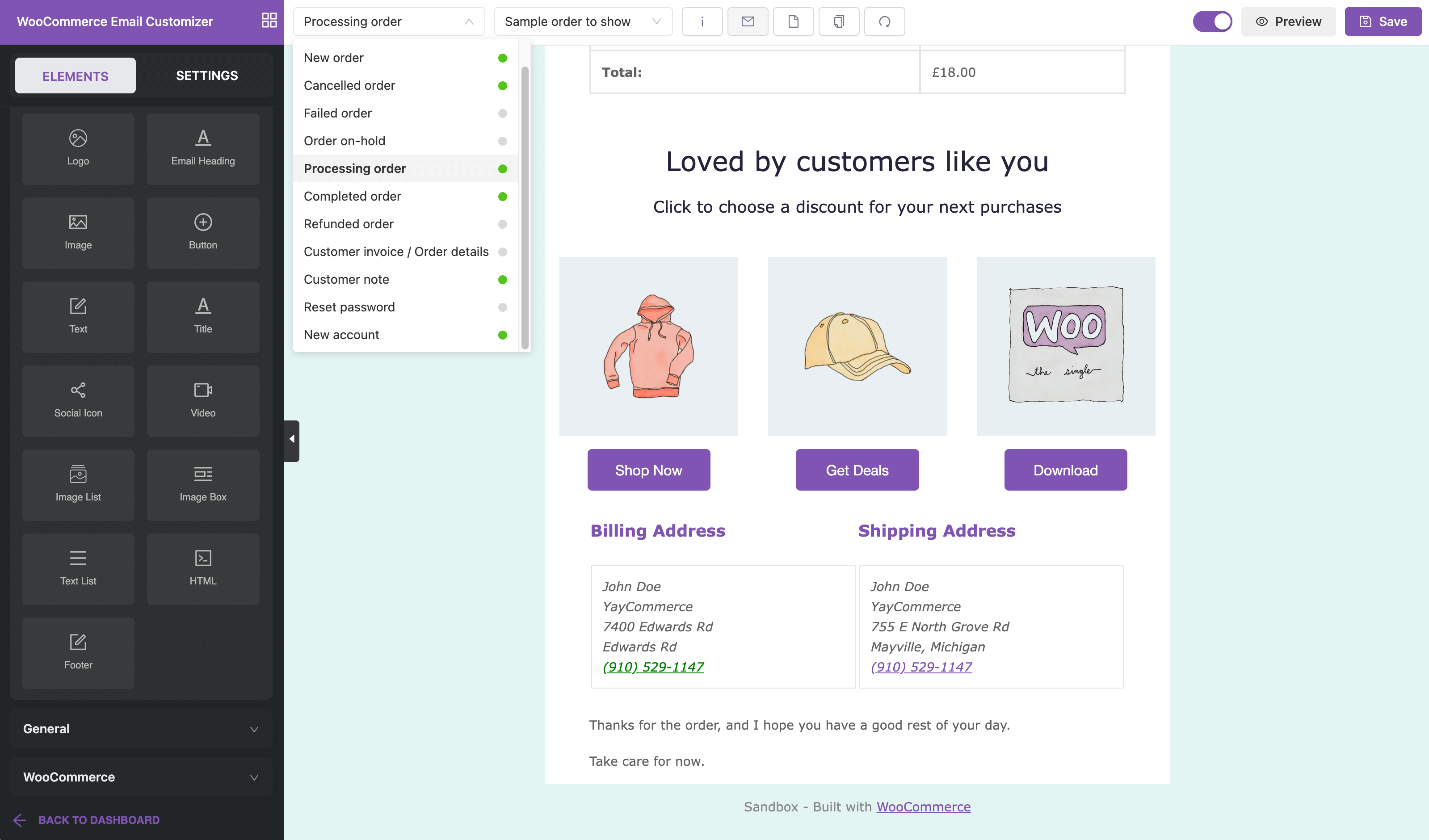 YayMail-dashboard