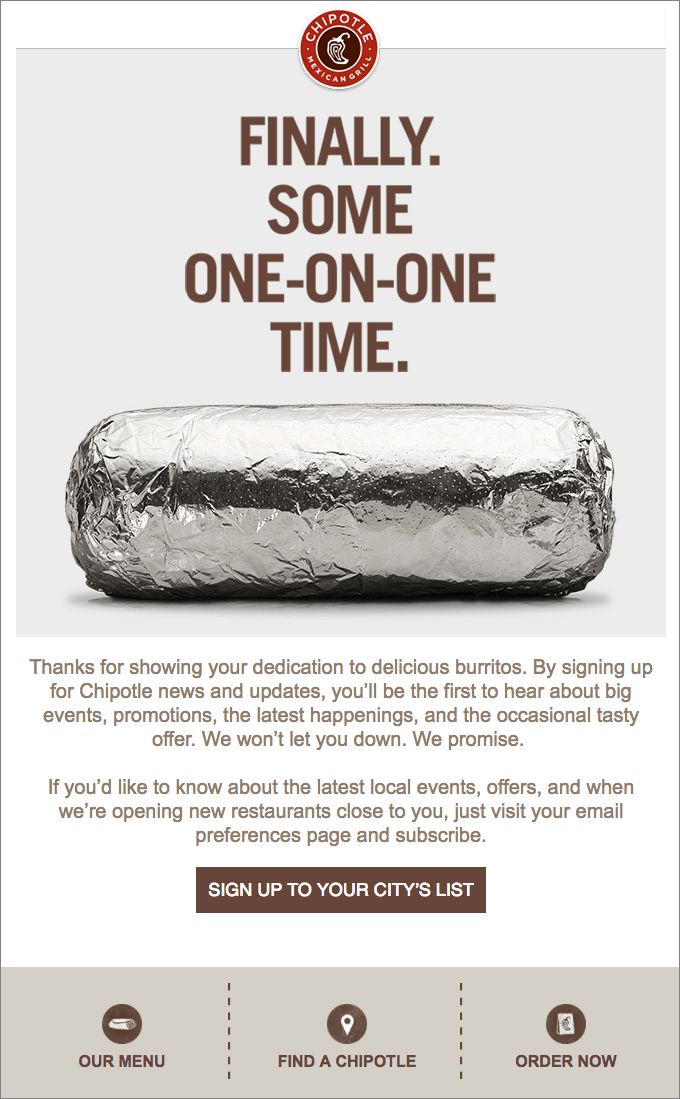 Chipotle-restaurant-email-marketing-example